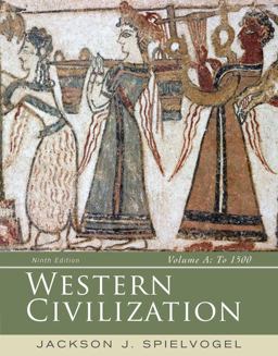 Western Civilization Volume a: To 1500 9th 9781285436586 Front Cover