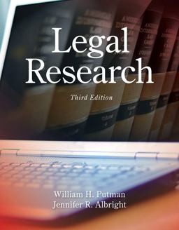 Legal Research 3rd 9781285439938 Front Cover