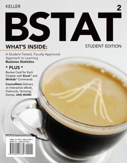 BSTAT2 (with Review Cards and CourseMate Printed Access Card) 2nd 9781285447681 Front Cover