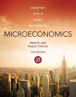 Microeconomics: Private and Public Choice  9781285453569 Front Cover