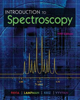Introduction to Spectroscopy:  9781285460123 Front Cover