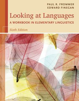 Looking at Languages: A Workbook in Elementary Linguistics  9781285463582 Front Cover