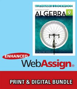 Bundle: Introductory Algebra: an Applied Approach, 9th + WebAssign Printed Access Card for Developmental Math, Single-Term Courses