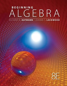Bundle: Cengage Advantage Books: Beginning Algebra, 8th + WebAssign Single-Term LOE Printed Access Card for Developmental Math