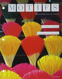 Motifs An Introduction to French 6th 2013 9781285720289 Front Cover