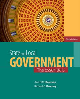 State and Local Government: The Essentials  9781285737485 Front Cover