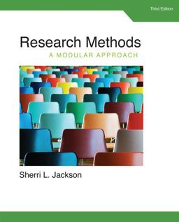 Research Methods: A Modular Approach  9781285750491 Front Cover