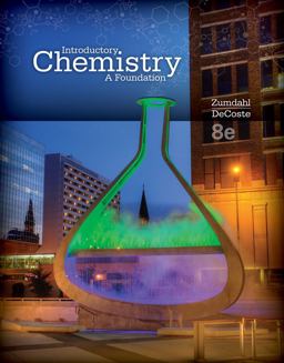 Study Guide for Zumdahl/DeCoste's Introductory Chemistry: a Foundation, 8th 8th 9781285845173 Front Cover