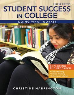 Student Success in College Doing What Works! 2nd 9781285852171 Front Cover