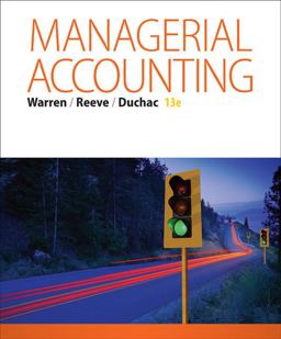 Managerial Accounting Managerial Accounting