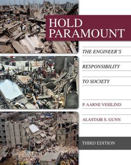 Hold Paramount The Engineer's Responsibility to Society 3rd 9781285869667 Front Cover