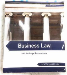 Acp San Jose State Business Law 6th 9781285895031 Front Cover