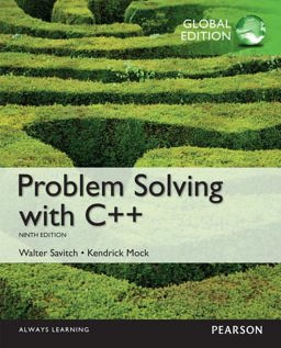 Problem Solving with C++, Global Edition  9781292018249 Front Cover