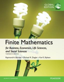 Finite Mathematics for Business, Economics, Life Sciences and Social Sciences