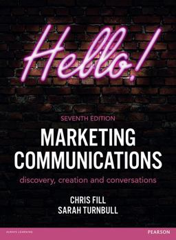 Marketing Communications Brands, Experiences and Participation 7th 9781292092614 Front Cover
