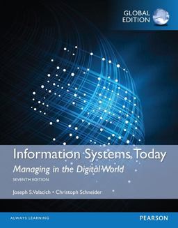 Information Systems Today, Global Edition