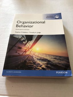 Organizational Behavior, Global Edition 17th 9781292146300 Front Cover