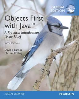 Objects First with Java: a Practical Introduction Using BlueJ, Global Edition