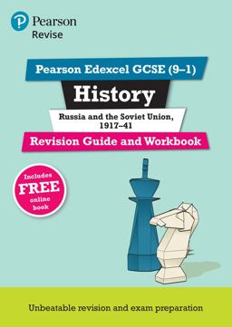 Pearson REVISE Edexcel GCSE (9-1) History Russia and the Soviet Union Revision Guide and Workbook: for 2024 and 2025 Assessments and Exams - Incl. Free Online Edition (Revise Edexcel GCSE History 16) Pearson REVISE Edexcel GCSE (9-1) History Russia and the Soviet Union Revision Guide and Workbook: for 2024 and 2025 Assessments and Exams - Incl. Free Online Edition (Revise Edexcel GCSE History 16)