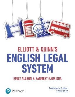 Elliott and Quinn's English Legal System