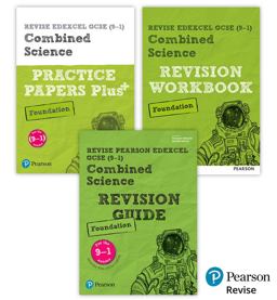 New Pearson Revise Edexcel GCSE (9-1) Combined Science Foundation Complete Revision and Practice Bundle - 2023 and 2024 Exams