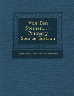 Von Den Steinen... - Primary Source Edition Von Den Steinen... - Primary Source Edition
