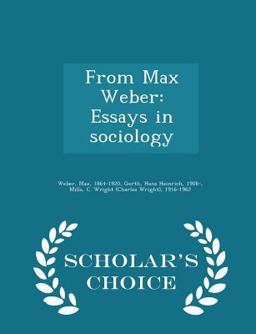 From Max Weber