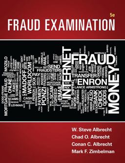 Fraud Examination:  9781305079144 Front Cover