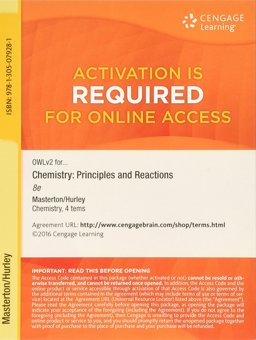 OWLv2, 4 Terms (24 Months) Printed Access Card for Masterton/Hurley's Chemistry: Principles and Reactions, 8th