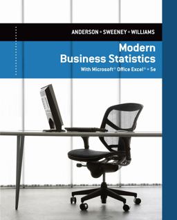 Modern Business Statistics with Microsoft Excel, Loose-Leaf Version 5th 9781305082182 Front Cover
