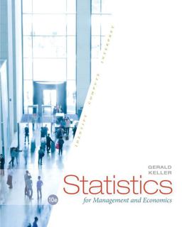 Statistics for Management and Economics 10th 9781305082199 Front Cover