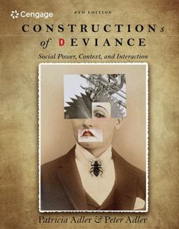Constructions of Deviance: Social Power, Context, and Interaction  9781305093546 Front Cover