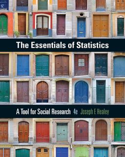 The Essentials of Statistics: A Tool for Social Research  9781305093836 Front Cover