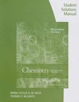 Student Solutions Manual for Masterton/Hurley's Chemistry: Principles and Reactions, 8th 8th 9781305095236 Front Cover