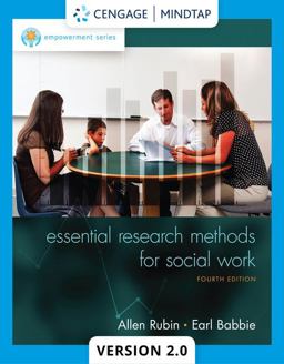 Essential Research Methods for Social Work:  9781305101685 Front Cover