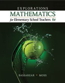 Explorations, Mathematics for Elementary School Teachers