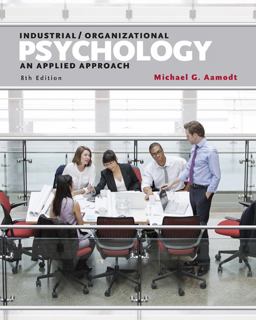 Industrial / Organizational Psychology: An Applied Approach  9781305118423 Front Cover