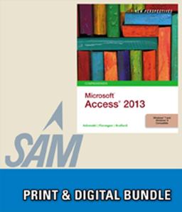 Bundle: New Perspectives on Microsoft Access 2013, Comprehensive + SAM 2013 Assessment, Training and Projects with MindTap Reader for New Perspectives Microsoft Access 2013 Comprehensive Printed Access Card