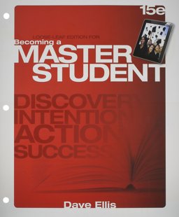 Bundle: Becoming a Master Student, Loose-Leaf Version, 15th + MindTap College Success, 1 Term (6 Months) Printed Access Card Bundle: Becoming a Master Student, Loose-Leaf Version, 15th + MindTap College Success, 1 Term (6 Months) Printed Access Card