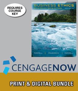 Bundle: Business Ethics: Ethical Decision Making and Cases, 10th + CengageNOW, 1 Term Printed Access Card