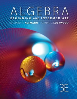 Bundle: Cengage Advantage Books: Algebra: Beginning and Intermediate, 3rd + WebAssign Printed Access Card for Aufmann/Lockwood's Algebra: Beginning and Intermediate, Single-Term