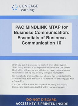 LMS Integrated for MindTap Business Communication, 1 Term (6 Months) Printed Access Card for Guffey/Loewy's Essentials of Business Communication, 10th