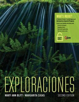 Exploraciones: Student Activities Manual 2nd 9781305257641 Front Cover