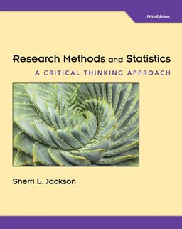 Research Methods and Statistics: A Critical Thinking Approach  9781305257795 Front Cover