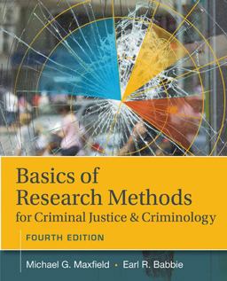Basics of Research Methods for Criminal Justice and Criminology:  9781305261105 Front Cover