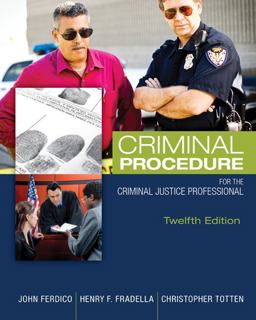 Criminal Procedure for the Criminal Justice Professional:  9781305261488 Front Cover