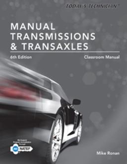 Today's Technician: Manual Transmissions and Transaxles Classroom Manual Today's Technician: Manual Transmissions and Transaxles Classroom Manual