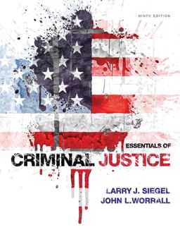 Essentials of Criminal Justice 9th 9781305263345 Front Cover