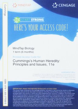 MindTap Biology, 1 Term (6 Months) Printed Access Card for Cummings' Human Heredity: Principles and Issues, 11th