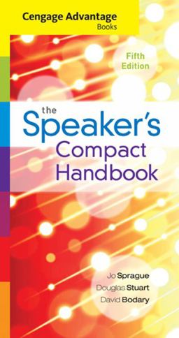 Cengage Advantage Books: The Speaker’s Compact Handbook  9781305280281 Front Cover